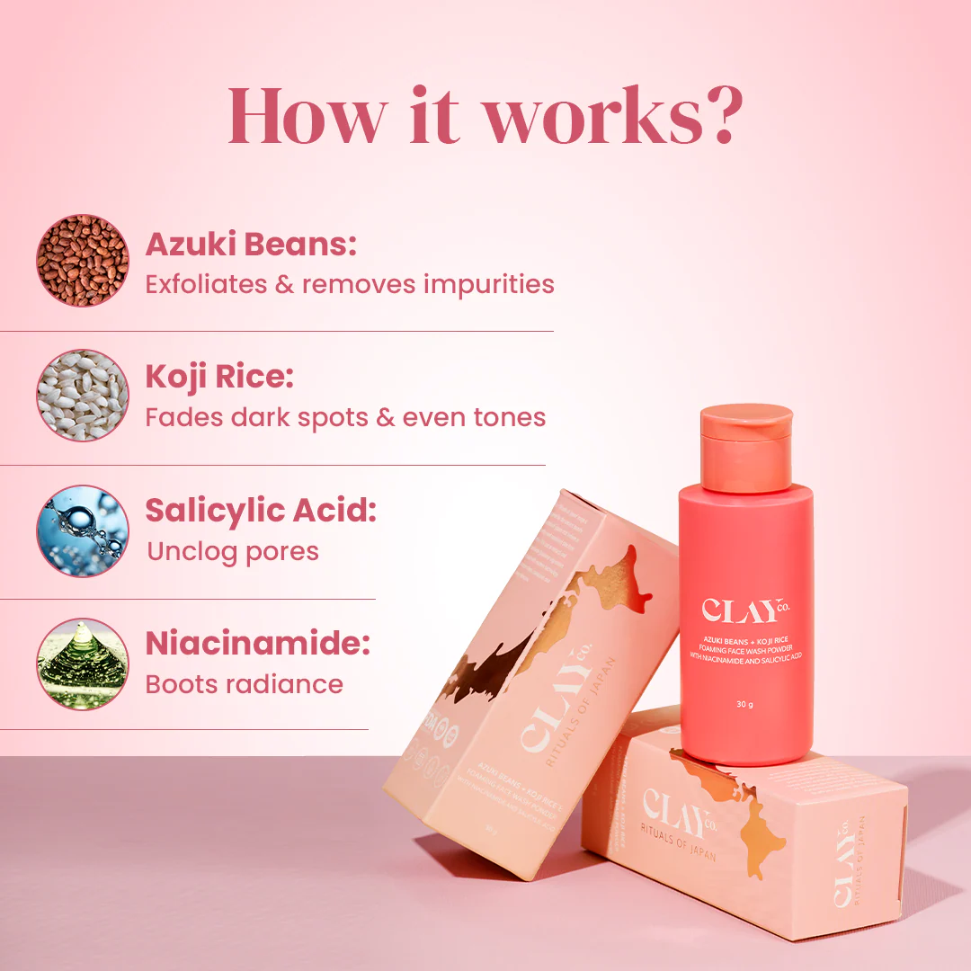 Exfoliating Azuki Beans & Koji Rice Foaming Enzyme Powder | 30g - Image 3