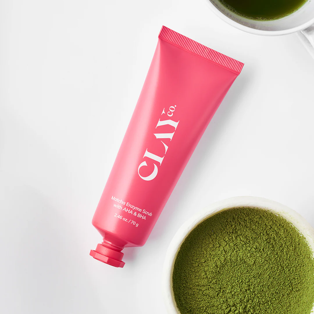 Matcha Enzyme Scrub with AHA & BHA - Set of 2 x 70g - Image 8