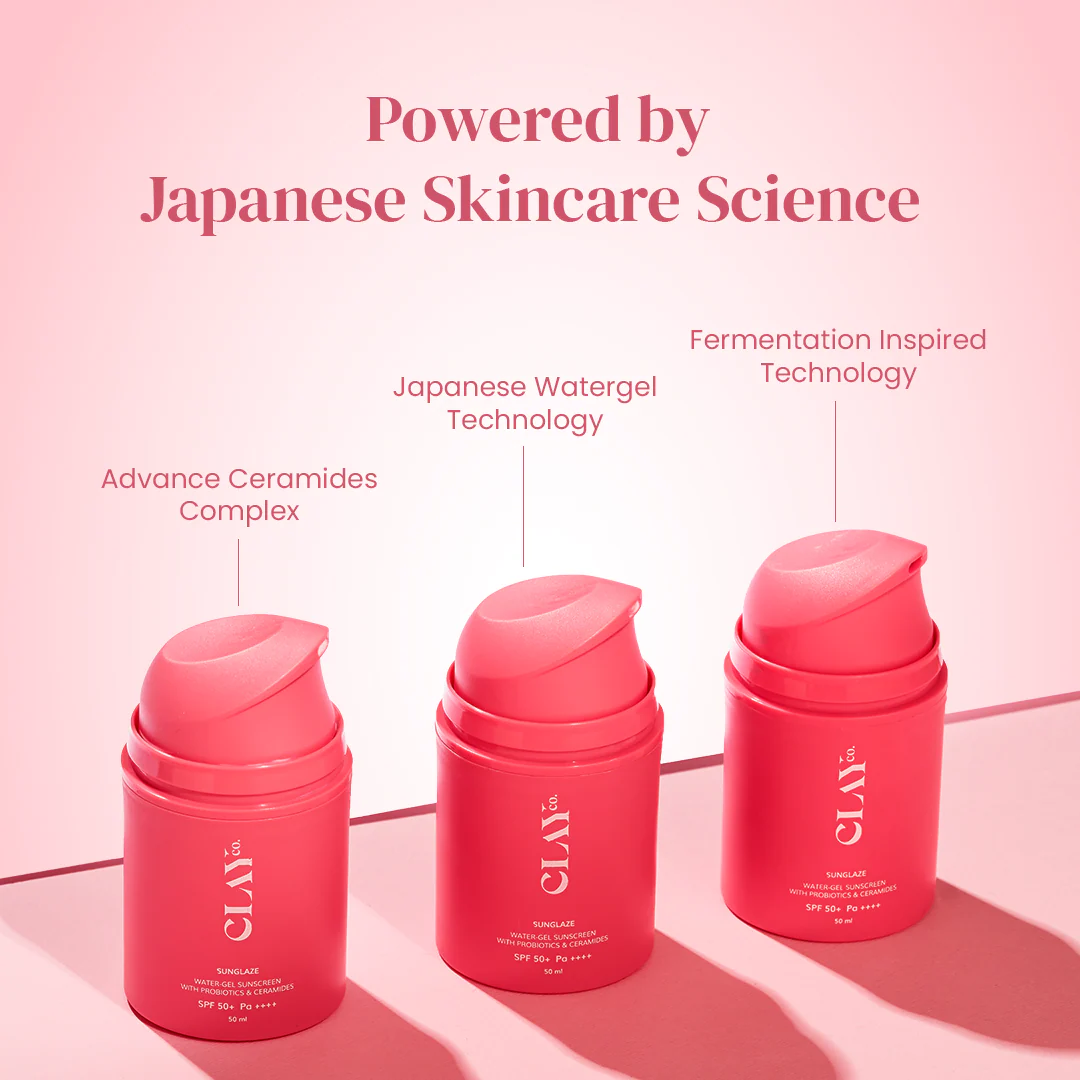 Sunglaze Sunscreen SPF 50+ PA ++++ with Probiotic & Ceramides | 50ml - Image 4