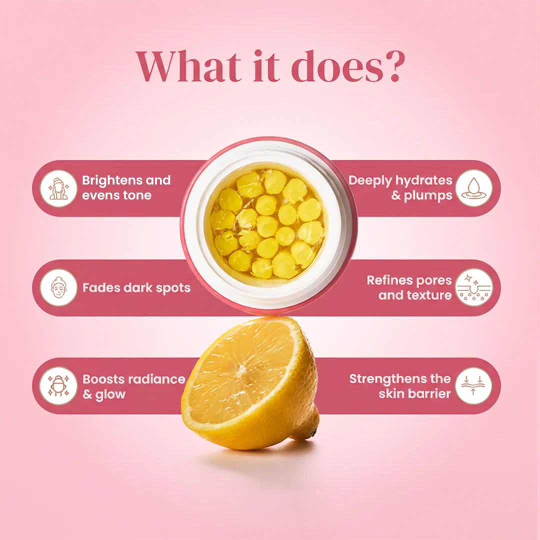 Yuzu & Vitamin C Glow Capsule Cream with 10% Niacinamide | 50g - Image 3